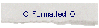 C_Formatted IO